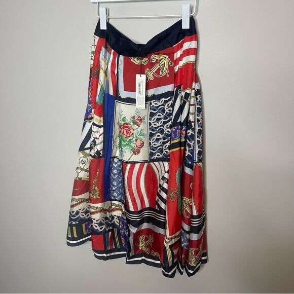 $288 unsubscribed Rivieara button front skirt NWT SIZE 6 - Picture 5 of 12